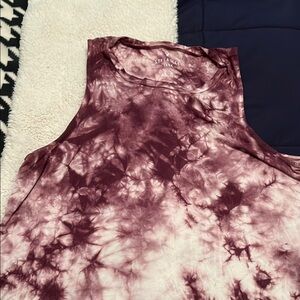 American Eagle Outfitters Purplish and White Sleeveless Tank Top